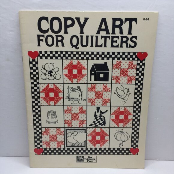 Vintage 1988 Copy Art for Quilters Barbara Tourtillotte B-94 Quilt Ideas Blocks - Picture 2 of 9